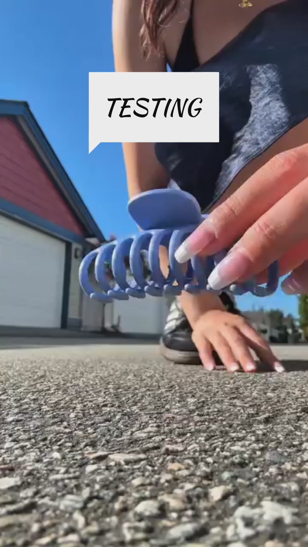 Flexible Silicone Hair Claw Clip for Women & Girls – Strong Grip, No Hair Damage