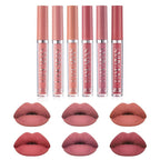 Matte Lipstick Set 6 Colors Velvet Smooth Lip Stick Waterproof Long Lasting Pigmented Non-Stick Cup Not Fade Pink Lip Makeup Mothers Valentine's Day Gift Sets for Her Women
