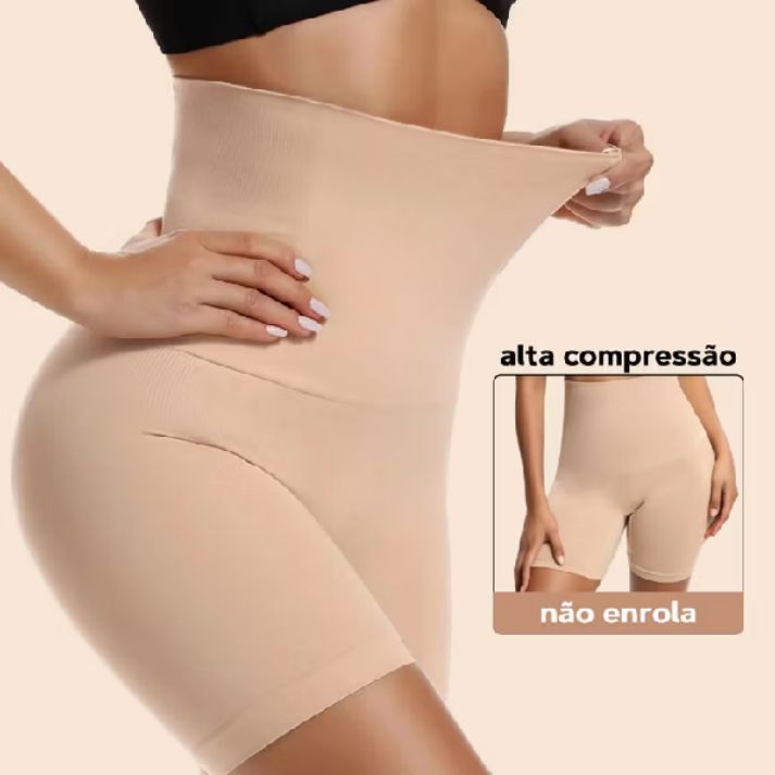 4-in-1 Shaper - Quick Slim Shape Wear Tummy, Back, Thighs, Hips - Black/Efffective Seamless Tummy Tucker