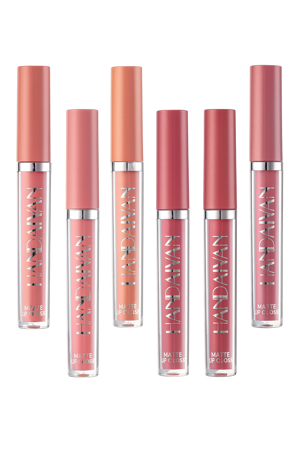 Matte Lipstick Set 6 Colors Velvet Smooth Lip Stick Waterproof Long Lasting Pigmented Non-Stick Cup Not Fade Pink Lip Makeup Mothers Valentine's Day Gift Sets for Her Women