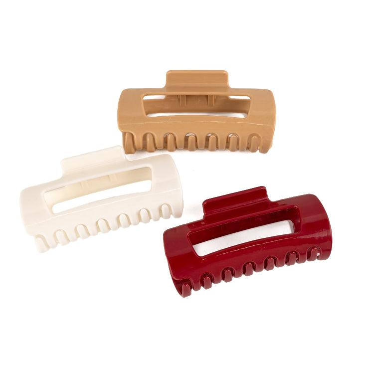 Flexible Silicone Hair Claw Clip for Women & Girls – Strong Grip, No Hair Damage