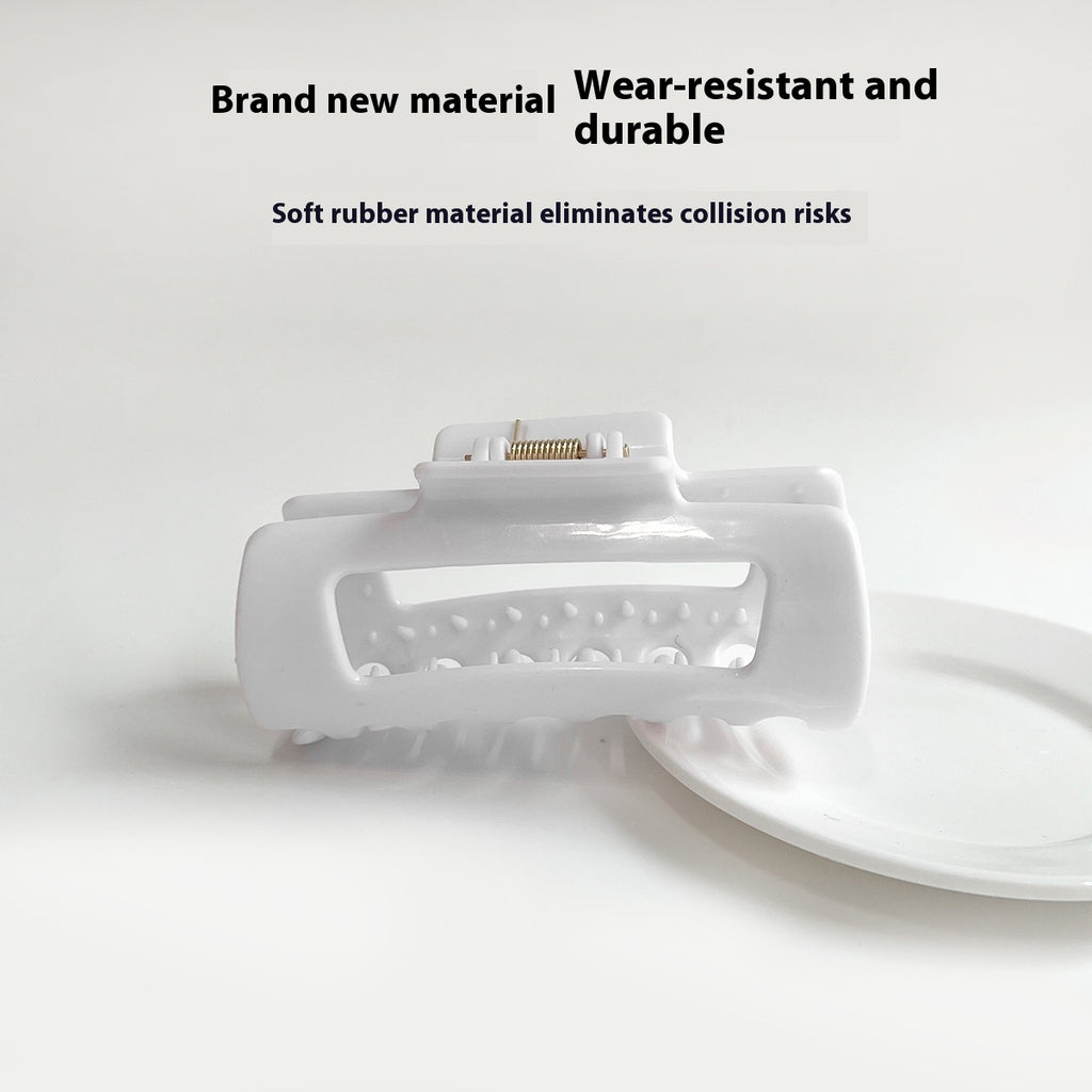 Flexible Silicone Hair Claw Clip for Women & Girls – Strong Grip, No Hair Damage