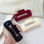 Flexible Silicone Hair Claw Clip for Women & Girls – Strong Grip, No Hair Damage