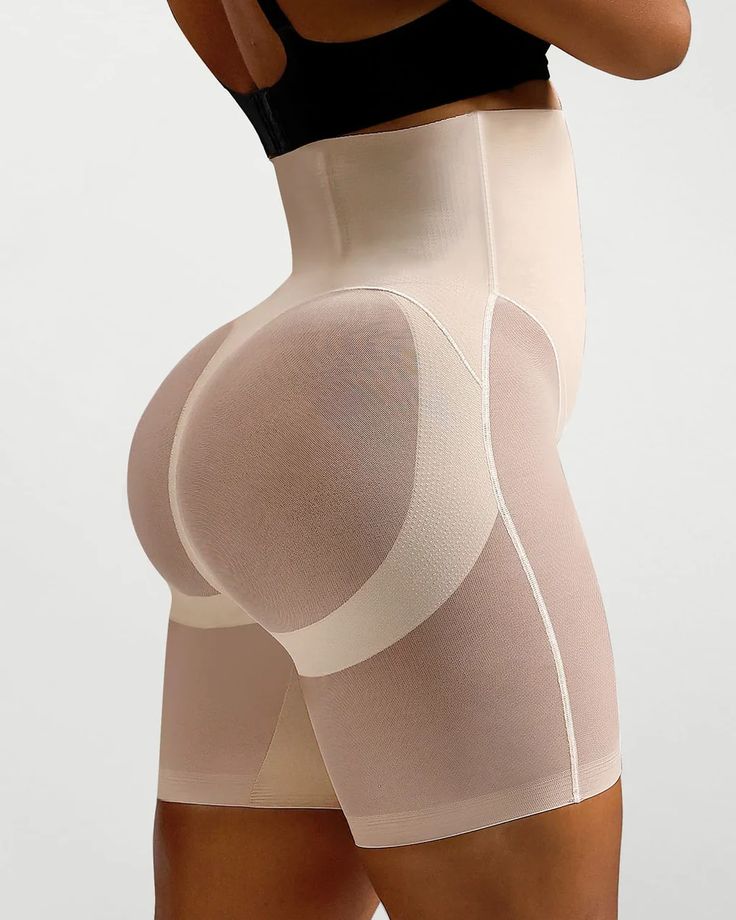 4-in-1 Shaper - Quick Slim Shape Wear Tummy, Back, Thighs, Hips - Black/Efffective Seamless Tummy Tucker